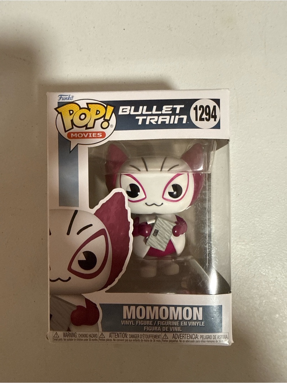 Funko Pop! Bullet Train Momomon Vinyl Figure - White & Magenta Accents